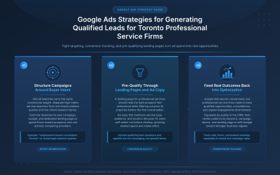 Google Ads strategies for generating qualified Toronto leads