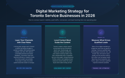 Digital Marketing Strategy for Toronto Service Businesses in 2026